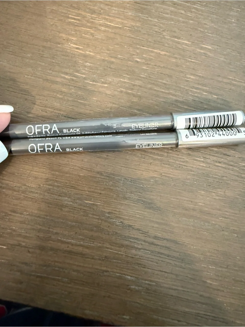 OFRA Black Eyeliner Pencil - Smooth Glide Precision - Set of 2